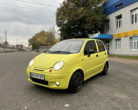 Желтый Дэу Матиз, объемом двигателя 0.8 л и пробегом 115 тыс. км за 2400 $, фото 1 на Automoto.ua