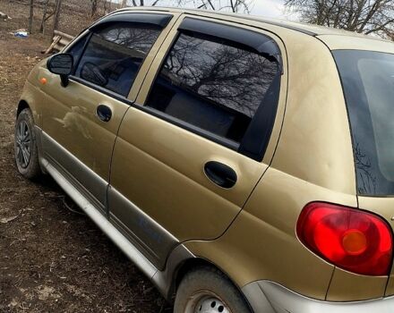 Желтый Дэу Матиз, объемом двигателя 1 л и пробегом 154 тыс. км за 2100 $, фото 1 на Automoto.ua