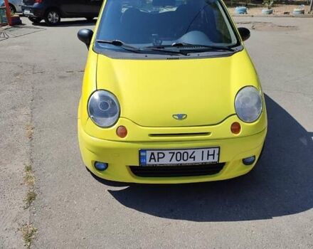 Желтый Дэу Матиз, объемом двигателя 0.8 л и пробегом 123 тыс. км за 2000 $, фото 1 на Automoto.ua