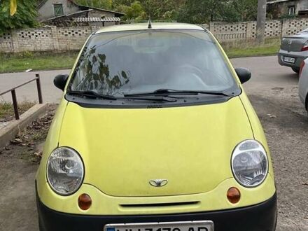 Желтый Дэу Матиз, объемом двигателя 0.8 л и пробегом 120 тыс. км за 1500 $, фото 1 на Automoto.ua