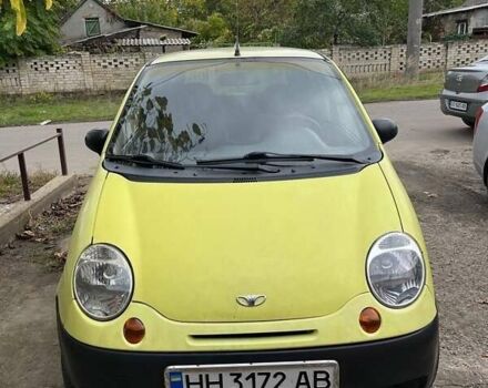 Желтый Дэу Матиз, объемом двигателя 0.8 л и пробегом 120 тыс. км за 1500 $, фото 1 на Automoto.ua