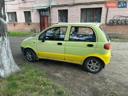 Жовтий Деу Матіз, об'ємом двигуна 0.8 л та пробігом 136 тис. км за 1150 $, фото 1 на Automoto.ua