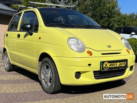 Деу Матіз 2007 у Львові на Automoto.ua Жовтий Деу Матіз, об'ємом двигуна 0.8 л та пробігом 230 тис. км за 3000 $, фото 1 на Automoto.ua