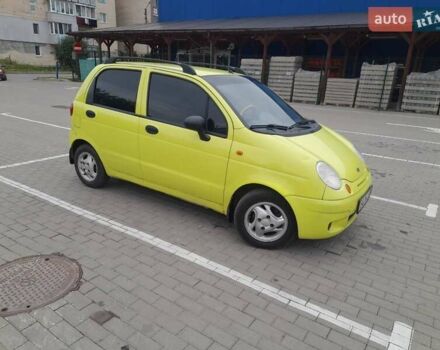Желтый Дэу Матиз, объемом двигателя 0.8 л и пробегом 117 тыс. км за 1850 $, фото 1 на Automoto.ua