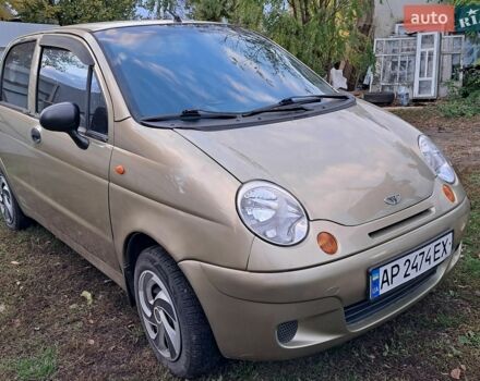 Желтый Дэу Матиз, объемом двигателя 0.8 л и пробегом 90 тыс. км за 2300 $, фото 1 на Automoto.ua