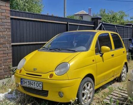 Желтый Дэу Матиз, объемом двигателя 0.8 л и пробегом 115 тыс. км за 2400 $, фото 1 на Automoto.ua