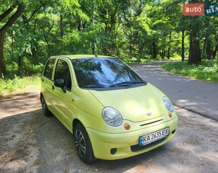 Желтый Дэу Матиз, объемом двигателя 0.8 л и пробегом 94 тыс. км за 2200 $, фото 1 на Automoto.ua