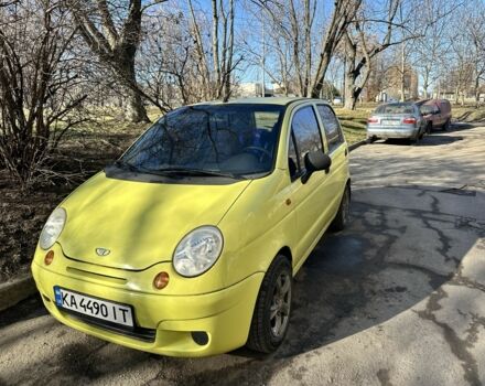 Желтый Дэу Матиз, объемом двигателя 0.8 л и пробегом 106 тыс. км за 3200 $, фото 1 на Automoto.ua