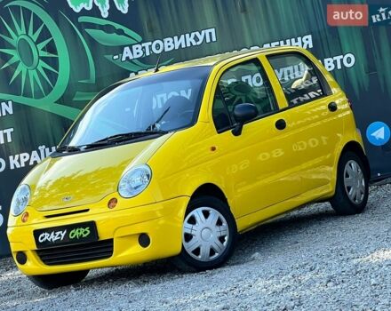 Желтый Дэу Матиз, объемом двигателя 0.8 л и пробегом 105 тыс. км за 1900 $, фото 1 на Automoto.ua