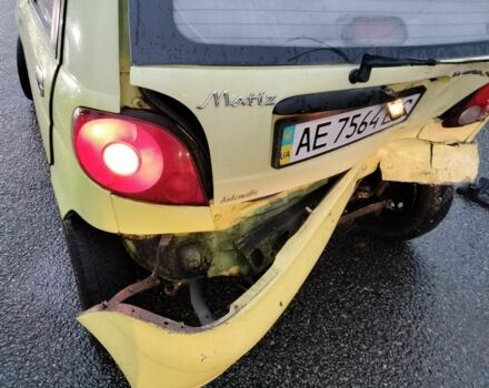 Желтый Дэу Матиз, объемом двигателя 8 л и пробегом 100 тыс. км за 1600 $, фото 1 на Automoto.ua