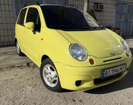 Желтый Дэу Матиз, объемом двигателя 0.8 л и пробегом 140 тыс. км за 1999 $, фото 1 на Automoto.ua