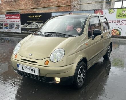 Желтый Дэу Матиз, объемом двигателя 0.8 л и пробегом 99 тыс. км за 1950 $, фото 1 на Automoto.ua