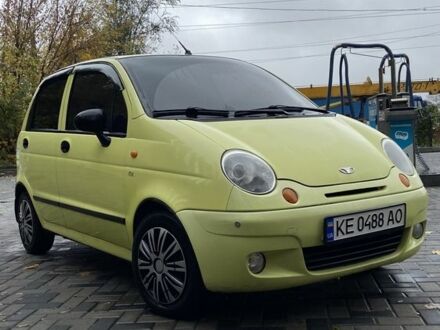 Желтый Дэу Матиз, объемом двигателя 0.8 л и пробегом 90 тыс. км за 3100 $, фото 1 на Automoto.ua