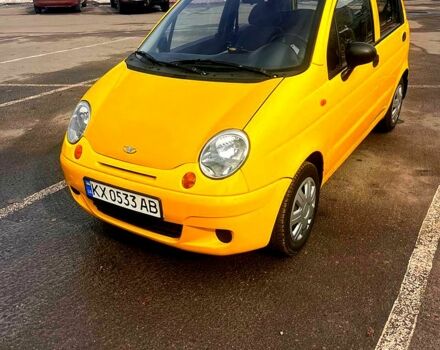 Желтый Дэу Матиз, объемом двигателя 0.8 л и пробегом 103 тыс. км за 2500 $, фото 1 на Automoto.ua