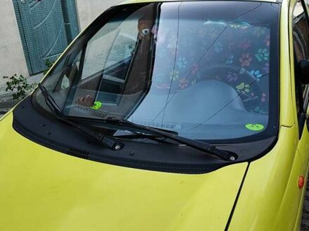 Желтый Дэу Матиз, объемом двигателя 0.8 л и пробегом 128 тыс. км за 1500 $, фото 1 на Automoto.ua