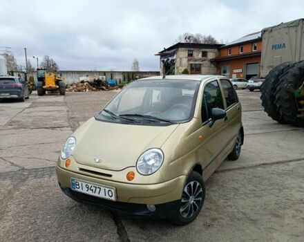 Желтый Дэу Матиз, объемом двигателя 0.8 л и пробегом 99 тыс. км за 1699 $, фото 1 на Automoto.ua