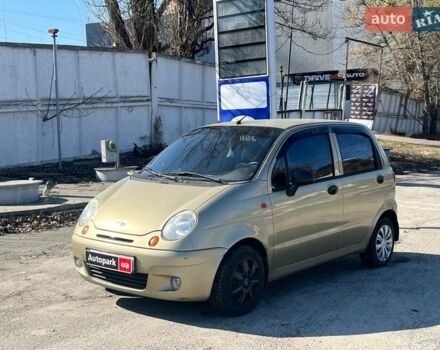 Желтый Дэу Матиз, объемом двигателя 0.8 л и пробегом 73 тыс. км за 3490 $, фото 1 на Automoto.ua