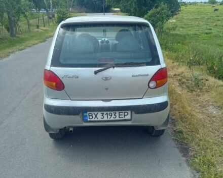 Серый Дэу Матиз, объемом двигателя 0.8 л и пробегом 3 тыс. км за 1000 $, фото 3 на Automoto.ua