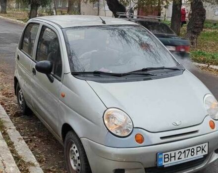 Сірий Деу Матіз, об'ємом двигуна 0.8 л та пробігом 221 тис. км за 1400 $, фото 7 на Automoto.ua