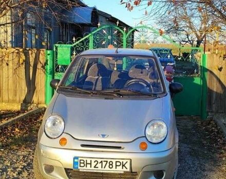 Сірий Деу Матіз, об'ємом двигуна 0.8 л та пробігом 221 тис. км за 1400 $, фото 1 на Automoto.ua