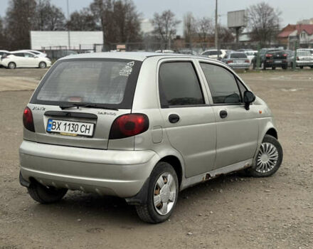 Серый Дэу Матиз, объемом двигателя 0.8 л и пробегом 100 тыс. км за 1150 $, фото 3 на Automoto.ua