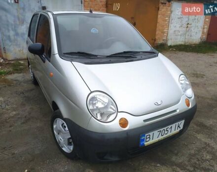 Серый Дэу Матиз, объемом двигателя 0.8 л и пробегом 100 тыс. км за 2150 $, фото 2 на Automoto.ua