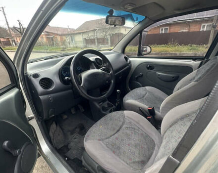 Серый Дэу Матиз, объемом двигателя 0.8 л и пробегом 214 тыс. км за 1850 $, фото 7 на Automoto.ua
