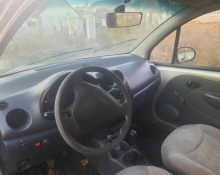 Серый Дэу Матиз, объемом двигателя 0.8 л и пробегом 220 тыс. км за 1000 $, фото 4 на Automoto.ua