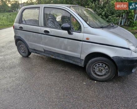 Серый Дэу Матиз, объемом двигателя 0.8 л и пробегом 230 тыс. км за 1600 $, фото 1 на Automoto.ua