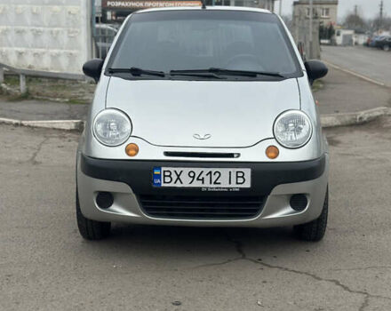 Серый Дэу Матиз, объемом двигателя 0.8 л и пробегом 214 тыс. км за 1850 $, фото 2 на Automoto.ua