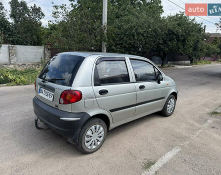 Серый Дэу Матиз, объемом двигателя 0.8 л и пробегом 117 тыс. км за 1650 $, фото 5 на Automoto.ua