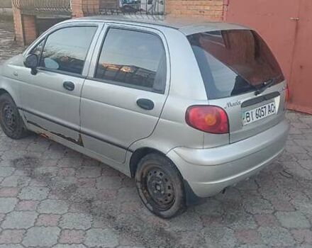 Серый Дэу Матиз, объемом двигателя 0.8 л и пробегом 75 тыс. км за 2600 $, фото 6 на Automoto.ua