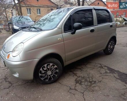 Серый Дэу Матиз, объемом двигателя 0.8 л и пробегом 121 тыс. км за 2600 $, фото 2 на Automoto.ua