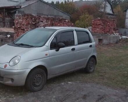 Серый Дэу Матиз, объемом двигателя 0.8 л и пробегом 110 тыс. км за 1600 $, фото 1 на Automoto.ua