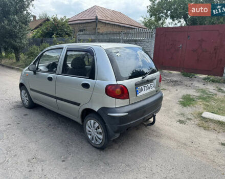 Серый Дэу Матиз, объемом двигателя 0.8 л и пробегом 117 тыс. км за 1650 $, фото 4 на Automoto.ua