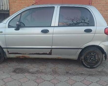 Серый Дэу Матиз, объемом двигателя 0.8 л и пробегом 75 тыс. км за 2600 $, фото 1 на Automoto.ua