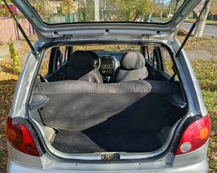 Сірий Деу Матіз, об'ємом двигуна 0.8 л та пробігом 185 тис. км за 3000 $, фото 6 на Automoto.ua