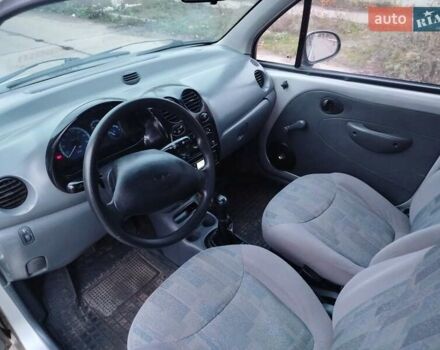 Сірий Деу Матіз, об'ємом двигуна 0.8 л та пробігом 110 тис. км за 2300 $, фото 6 на Automoto.ua