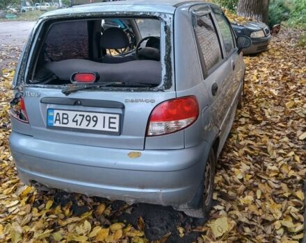 Серый Дэу Матиз, объемом двигателя 0.8 л и пробегом 120 тыс. км за 720 $, фото 1 на Automoto.ua