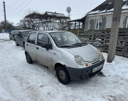 Серый Дэу Матиз, объемом двигателя 0.8 л и пробегом 100 тыс. км за 799 $, фото 1 на Automoto.ua