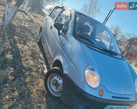 Серый Дэу Матиз, объемом двигателя 0.8 л и пробегом 200 тыс. км за 1299 $, фото 2 на Automoto.ua