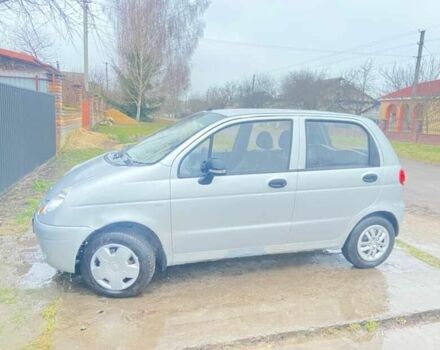 Серый Дэу Матиз, объемом двигателя 0.8 л и пробегом 70 тыс. км за 1350 $, фото 1 на Automoto.ua