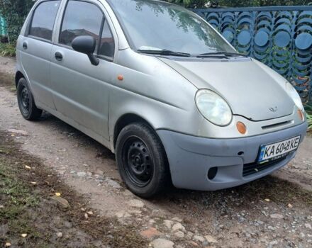 Сірий Деу Матіз, об'ємом двигуна 0.8 л та пробігом 200 тис. км за 998 $, фото 1 на Automoto.ua
