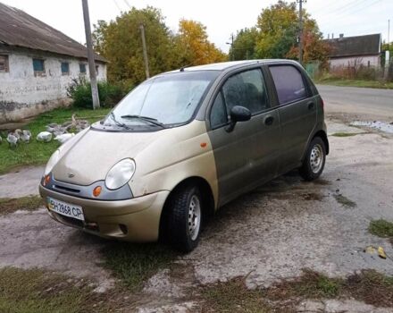 Серый Дэу Матиз, объемом двигателя 0.8 л и пробегом 100 тыс. км за 1250 $, фото 1 на Automoto.ua