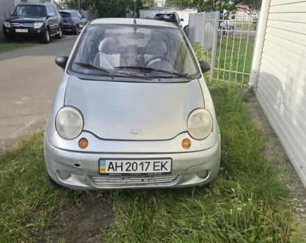Серый Дэу Матиз, объемом двигателя 0.8 л и пробегом 121 тыс. км за 850 $, фото 1 на Automoto.ua
