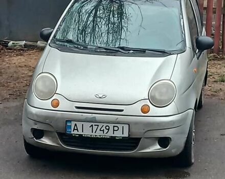 Серый Дэу Матиз, объемом двигателя 0.8 л и пробегом 190 тыс. км за 1900 $, фото 1 на Automoto.ua