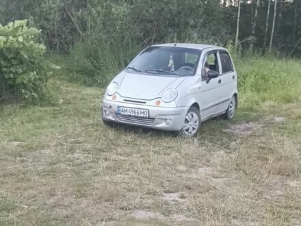 Сірий Деу Матіз, об'ємом двигуна 0.8 л та пробігом 156 тис. км за 1400 $, фото 1 на Automoto.ua