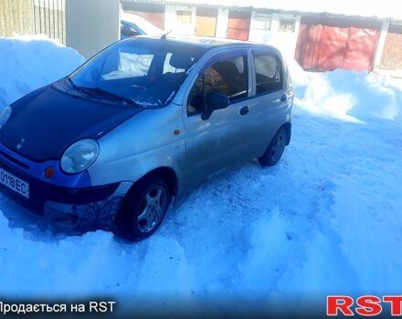Серый Дэу Матиз, объемом двигателя 0.8 л и пробегом 86 тыс. км за 1300 $, фото 1 на Automoto.ua