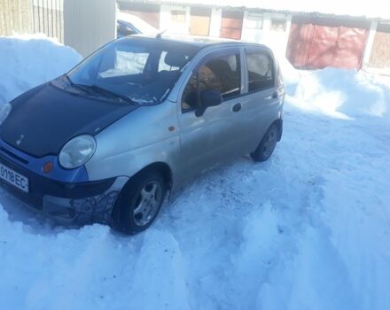 Серый Дэу Матиз, объемом двигателя 0.8 л и пробегом 86 тыс. км за 1300 $, фото 1 на Automoto.ua