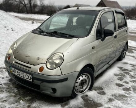 Серый Дэу Матиз, объемом двигателя 1 л и пробегом 110 тыс. км за 700 $, фото 1 на Automoto.ua